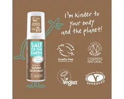 Salt Of The Earth Ginger & Jasmine Natural Spray Deodorant 100ML