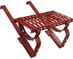 Daktrede - Dakladder - Veilig dakwerk - Duurzaam staal - 100 cm - Rood