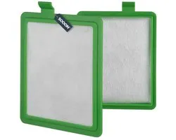 Microfiltre SQOON® compatible avec les aspirateurs AEG / Electrolux / Philips - Équivalent à : EF17 909288052 / AEF08 9001951509 - Filtre de remplacement pour une filtration optimale