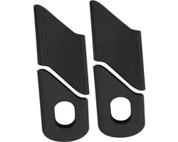 Bike Crank Protection Sleeve Arm Boots Protector Schokbestendig Hittebestendig Oliebestendig Slijtage en Scheurweerstand 4 siliconen Zwart Roodblauw Groen (Zwart)