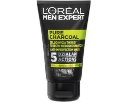 L'Oreal - Men Expert Face Wash Against Imperfections Pure Charcoal 100Ml