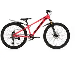 Generation X8 Mountainbike 26 inch - Rose avec Garde-boue