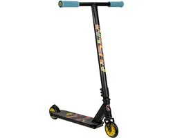 Trottinette Nijdam Stunt - Neon Feelin' - Zwart/ Blauw