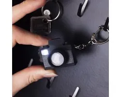 Kikkerland Camera LED sleutelhanger