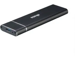 Akasa USB 3.1 Gen2 Superspeed+ , up to 10Gb/s Ali Enclosure for M.2 (NGFF) SSD (Supports 2230, 2242, 2260 & 2280)