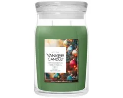 Yankee Candle Grand pot signature en forme d'arbre de Noël scintillant