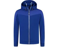 Lemon & Soda vest met capuchon maat 3XL in de kleur royal blue