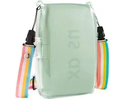 Beschermhoes voor Fujifilm Instax Mini Link 3 Smartphone Printer - Duidelijke Case met Schouderband en Ideale Pasvorm