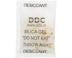 DDC Silica Gel Mix 1 gram Non-Food sachet desséchant | Avec indicateur | 100 sachets | Pour tous les emballages et l'électronique, les composants et les marchandises