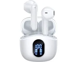 Siltcon® SoundWave Pro 4 - Écouteurs sans fil antibruit ENC - Écouteurs Bluetooth - Écouteurs sans fil - Écouteurs - Écouteurs - Écouteurs sans fil Bluetooth - Compatibles Earpods - Universel - BT 5.4 - Wit