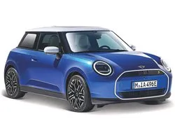 Maisto MINI Cooper - Modelauto - Schaal 1:24 - Blauw/Wit