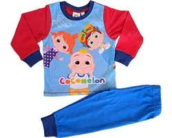 Pyjama Cocomelon - rouge et bleu - Pyjama Coco Melon - taille 98/104