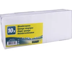 Wonder Sponge - Éponge de nettoyage - Éponge en mélamine - Éponge magique - 10 pièces