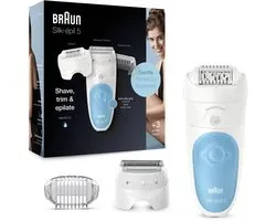 Braun Silk.epil 5-605 Epilator Wit One Size / EU Plug 220V