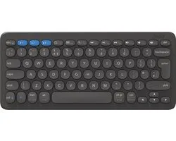 ZAGG Pro Keyboard 12 Draadloos Bluetooth Toetsenbord - Draadloos Oplaadbaar USB-C - 12 inch - Qi-Compatibel - Multiconnect - Grijs
