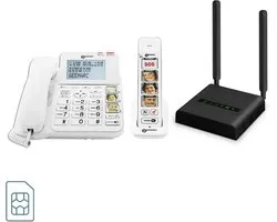 Geemarc CL2100 4G telefoonbundel – met Combi 295 en PhotoDect 295 – Vaste telefoon zonder lijn