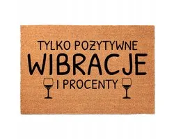 Kokos Wycieraczka Wejściowa - Pozytywne Wibracje