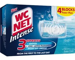 WC NET Toiletblokjes Intense Ocean Fresh 12 Stuks Bundel