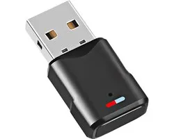 USB Bluetooth 5.3 voor PS5/PS4/PC/Switch Console, Faible Latence Audio Dongle Bluetooth 5.3 Clé Adaptateur USB 3 Mbit/s émetteur Récepteur Bluetooth voor Macos/Windows/Casques/Enceintes