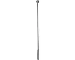 Dubbelzijdige Plasbuis Staaf RVS - 21CM - Urethrale - Penis Plug - Dilator - Penisplug