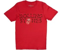 The Rolling Stones - Hackney Diamonds Shard Logo Heren T-shirt - XL - Rood