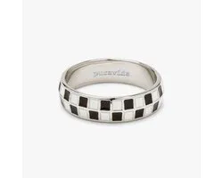 Pura Vida - CHECKERBOARD RING- maat 6
