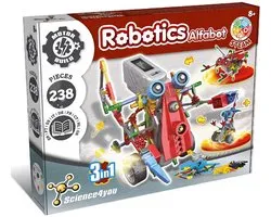Science4you Robotics Alfabot 3-in-1 – DIY Robot Bouwset – Leer Robotica & Engineering – Educatief Speelgoed 8+
