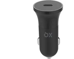 Xqisit Car Charger Autolader Single USB-C 20W Power Delivery (PD) - Zwart