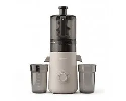 Safecourt Kitchen Slow Juicer XXL - krachtige motor [Pre-cutter & Cold-press technologie] - eenvoudige reiniging - BPA-vrij - sapcentrifuge Beige