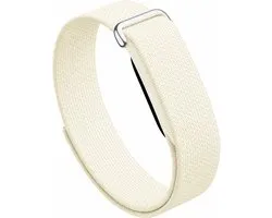 Bracelet YONO adapté pour Google Fitbit Air - Bracelet en nylon tissé - Réglable - Respirant - Beige