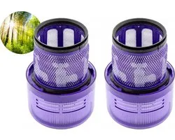 2 x HEPA filter geschikt voor Dyson V11, SV14, SV22 Stofzuiger Motor Wasbaar Absolute Pro Total Clean Torque Drive Animal Parquet SV14.