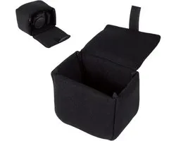 Schokbestendige Camera Tas Inlay met Verstelbare Verdelers - Compacte Beschermhoes Zwart