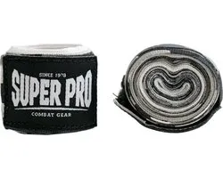 Super Pro Combat Gear Bandages Camo Zwart/Grijs/Wit 250cm