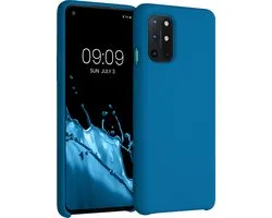 coque kwmobile pour OnePlus 8T - Coque avec revêtement en silicone - Coque pour smartphone bleu récif