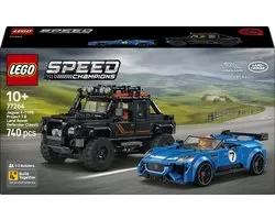 LEGO Speed Champions Jaguar Project 7 en Land Rover Defender Auto Bouwpakket voor Kinderen 77264