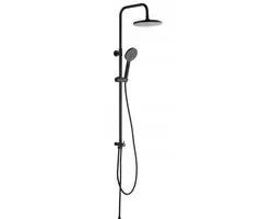 Hydroland GLOBO Doucheset - Inbouw, Zwart, Ronde Regen Douche