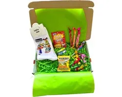 Cadeau box – School – Gefeliciteerd - Studie - Bedankt Juf - Bedankt Meester - Verrassings Pakket – Geslaagd - Verjaardag - Gift box - Grappig - Cadeau voor vrouw man – Kado – Sokken - Verjaardags cadeau - Geschenkdoos –LuckyDay Socks - Maat 36-40