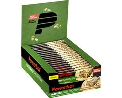 Powerbar Natural Protein Bar - Protéines végétaliennes / Barres protéinées - Croquant aux cacahuètes salées - 18 x 40 g