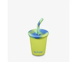 Klean Kanteen Kid - Gobelet avec couvercle à paille - 296 ml/10 oz - Vert Primrose - Gobelet à paille