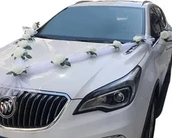 Lint voor bruiloft autoband, auto, decoratie voor bruiloften, wit, luxueus, romantisch, roze, decoratie voor auto, bruiloft, vlinder, decoratie voor feestjes, bruiloften