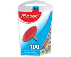 Assortiment de punaises Maped boîte de 100 pièces
