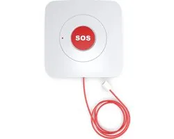 Trekkoord Alarm -Persoonlijk alarm Mindervaliden - Geluidssignaal - Makkelijk bevestigen - Alarm in huis - SOS Alarmknop - Personenalarmering