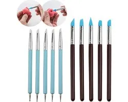 Klei Gereedschap - Modelleer - Pottenbakken Boetseren - Beeldhouwen - Modeling Tools - Boetseergereedschap - LOUZIR