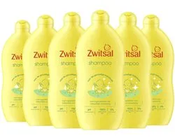 Zwitsal Shampoo Bébé 6 x 400 ml Emballage Avantageux