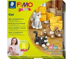 FIMO kids 8034 - ovenhardende boetseerklei - form&play - set Katten