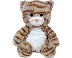 Cozy Time kat warmteknuffel 31 cm - Cozy Warmer kat - warmteknuffel kat - opwarmknuffel - magnetron knuffel poes - warmie poes