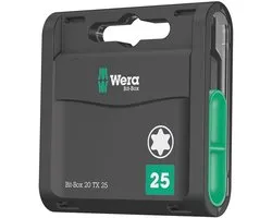Wera 05057773001 Bit-Box 20 TX 20-delige Bitset - Torx - T25