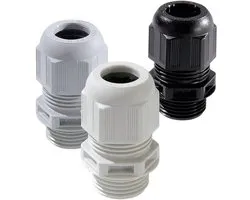 Wiska 10066391 Wartel M16 Polyamide Grijs-wit (RAL 7035) 50 stuk(s)