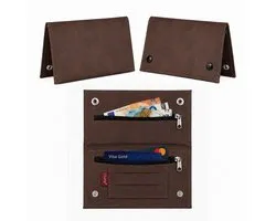 Champ Shag Etui - Tabak Etui - Kunstleer - 4 Vakken - Unisex - Bruin