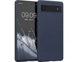 coque kwmobile pour Google Pixel 6a - Coque pour smartphone - Coque arrière bleu myrtille